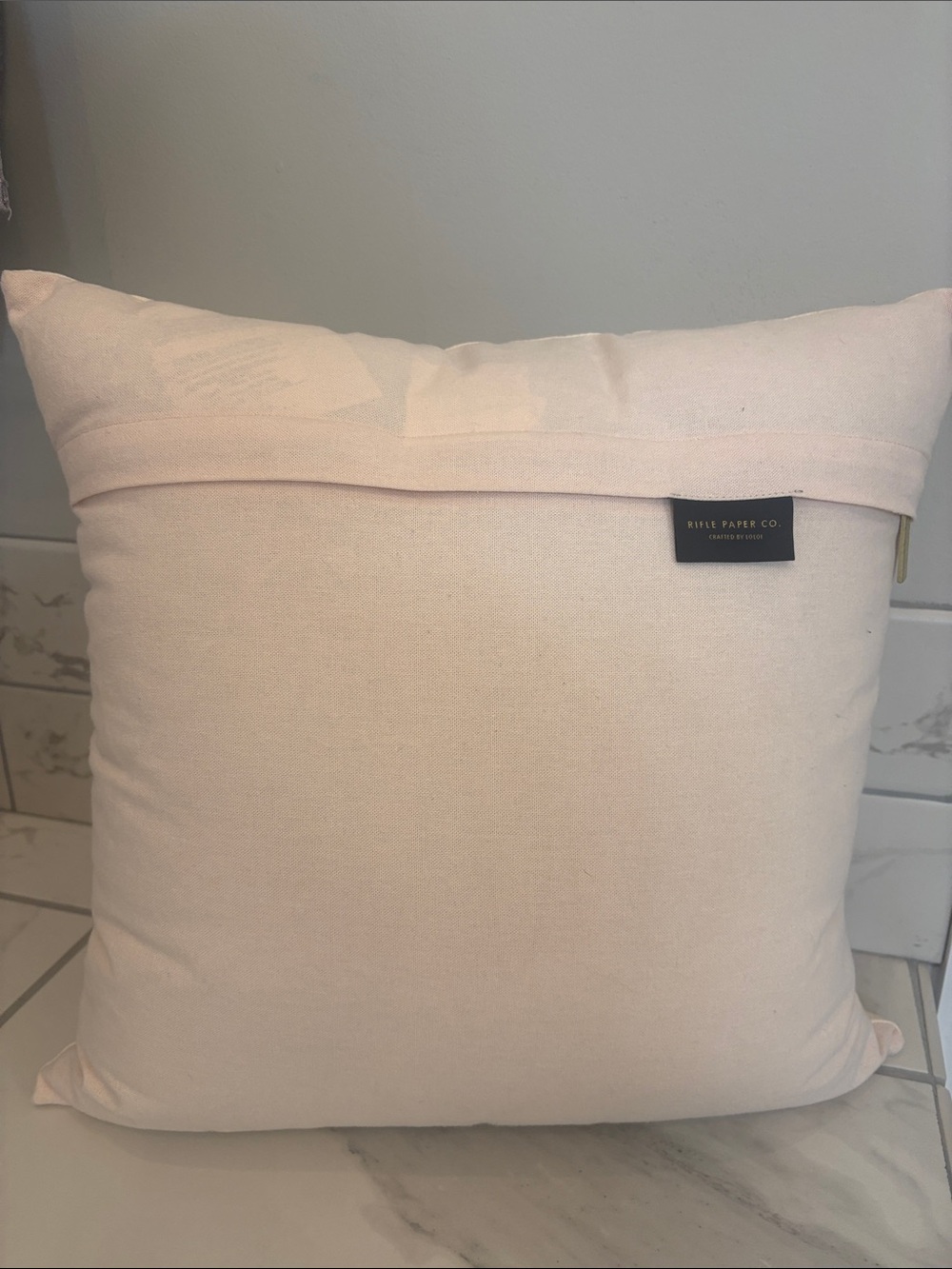 Rifle Paper Co. “London Guards” Cream Throw Pillow - Picture 2 of 6
